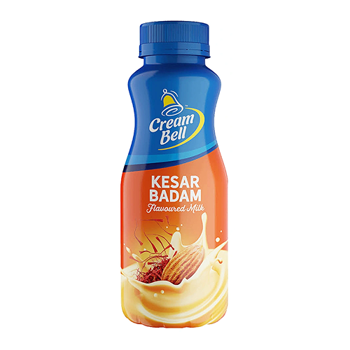 Cream Bell Flavoured Milk Kesar Badam (Pack of 30 Bottles)